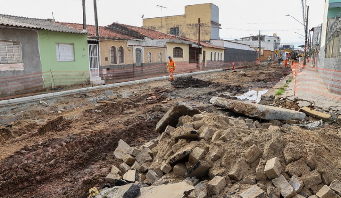 Nova Mogi avança com obras de drenagem e infraestrutura na rua Casarejos