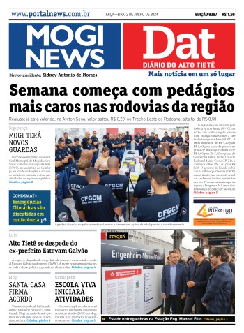 Edição Mogi News/DAT - 02 de julho de 2024