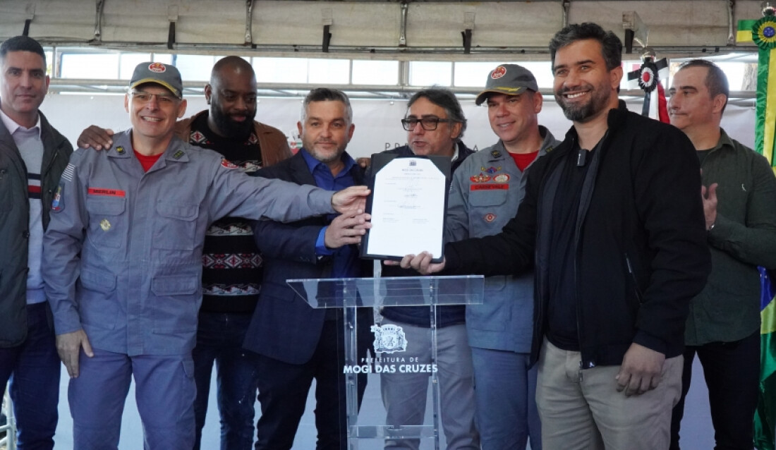 Corpo de Bombeiros de Mogi recebe cessão de área para nova base em Braz Cubas
