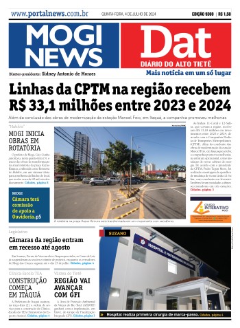 Edição Mogi News/DAT - 04 de julho de 2024