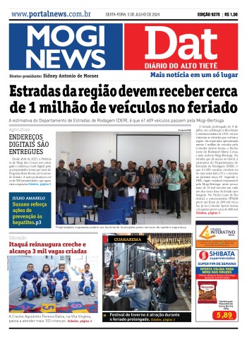 Edição Mogi News/DAT - 05 de julho de 2024
