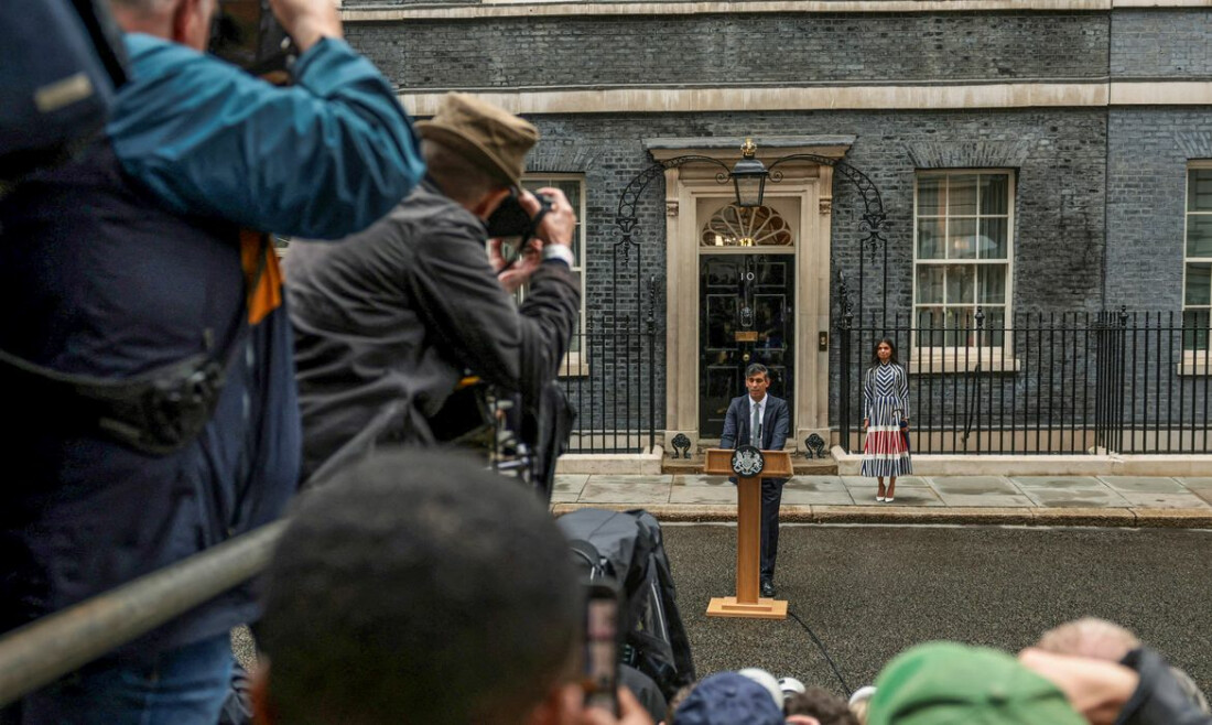 Sunak despede-se do governo britânico e da liderança do partido
