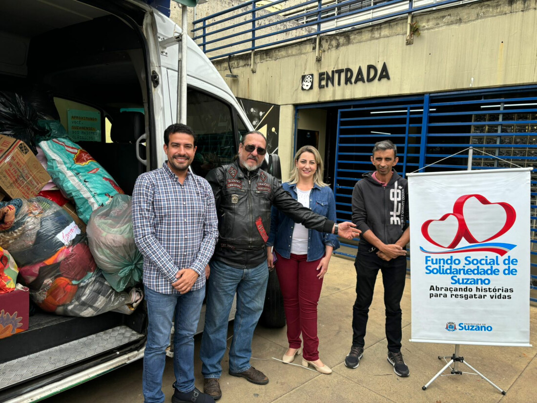 Fundo Social recebe três toneladas de peças para ‘Campanha do Agasalho’