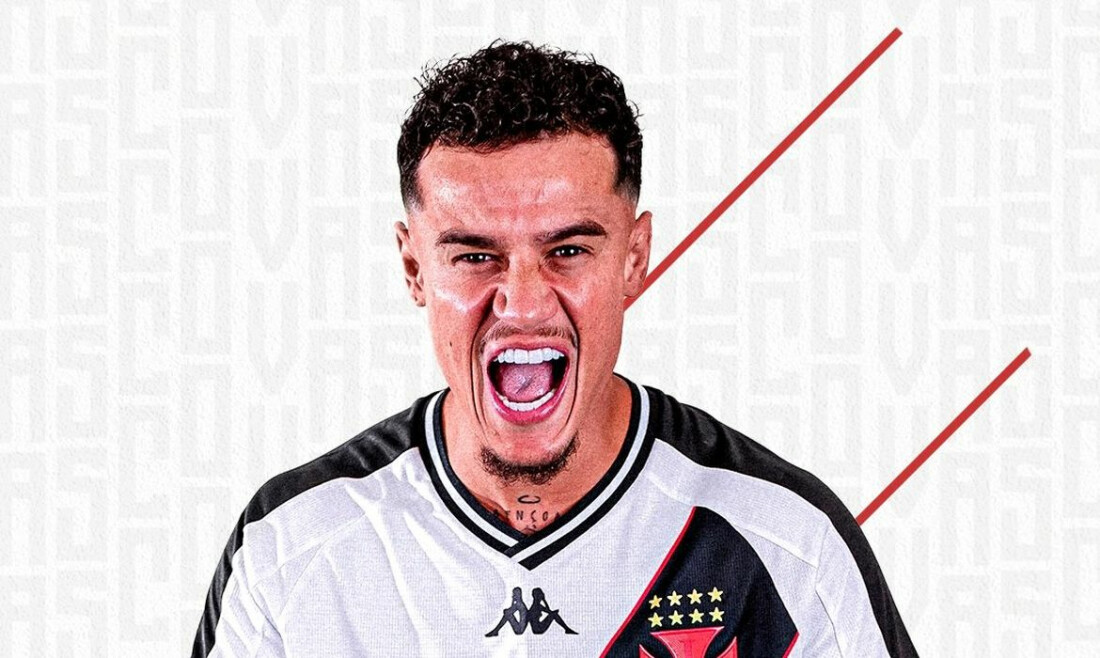 Philippe Coutinho volta a defender o Vasco, após 14 anos no exterior