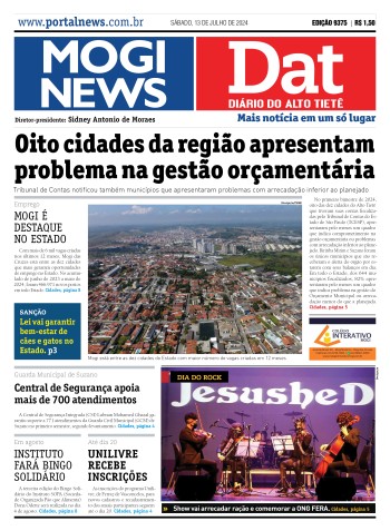 Edição Mogi News/DAT - 13 de julho de 2024