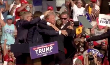 Atirador e um participante de comício foram mortos nos EUA