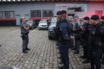 GCM e PM realizam a operação 'Combate ao Crime" em Suzano 