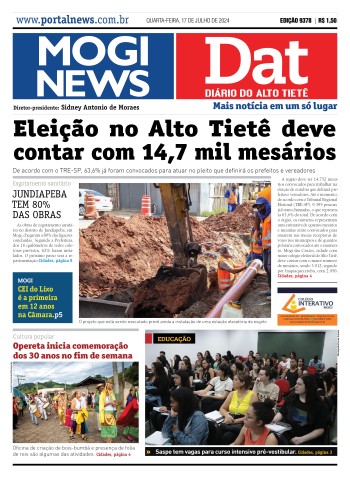 Edição Mogi News/DAT - 17 de julho de 2024