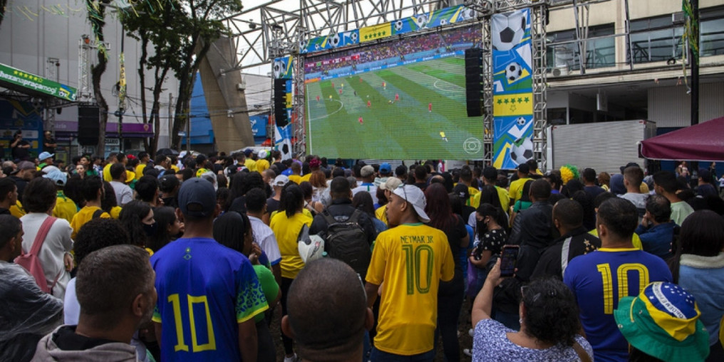 "Hexa na Praça" vai exibir Brasil e Camarões no Largo do Rosário na próxima sexta