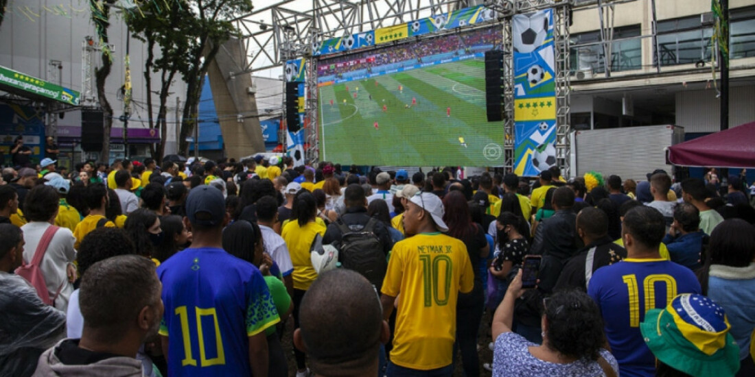 "Hexa na Praça" vai exibir Brasil e Camarões no Largo do Rosário na próxima sexta