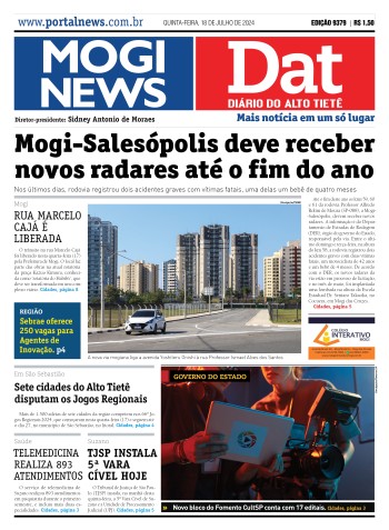 Edição Mogi News/DAT - 18 de julho de 2024