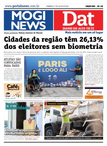 Edição Mogi News/DAT - 21 de julho de 2024
