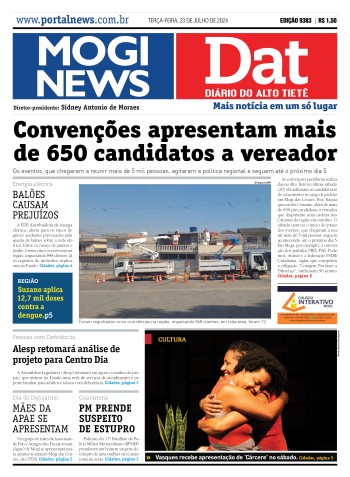 Edição Mogi News/DAT - 23 de julho de 2024