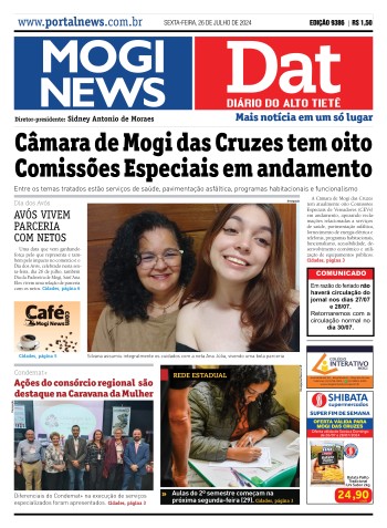 Edição Mogi News/DAT - 26 de julho de 2024