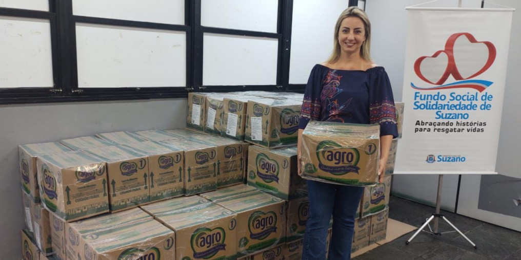 Fundo Social recebe 2,6 toneladas de alimentos