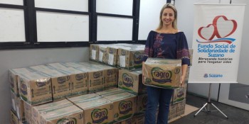 Fundo Social recebe 2,6 toneladas de alimentos