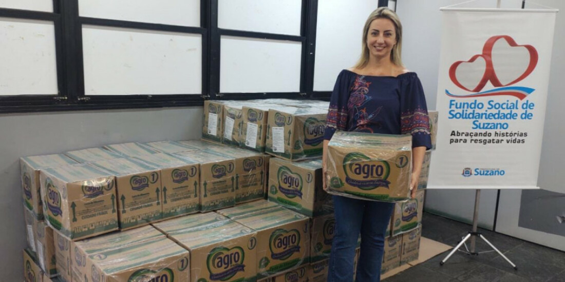 Fundo Social recebe 2,6 toneladas de alimentos