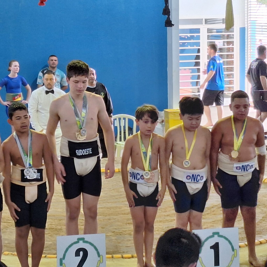 Equipe suzanense se destaca no Campeonato Brasileiro de Sumô 