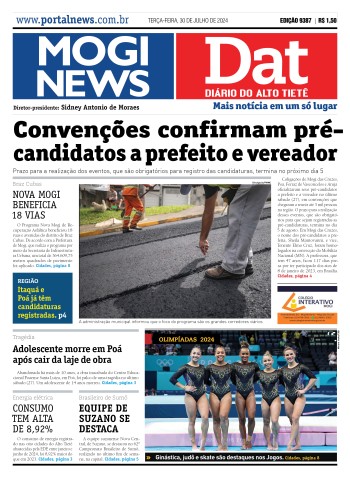 Edição Mogi News/DAT - 30 de julho de 2024