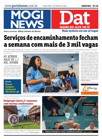 Edição Mogi News/DAT - 6 de agosto de 2024