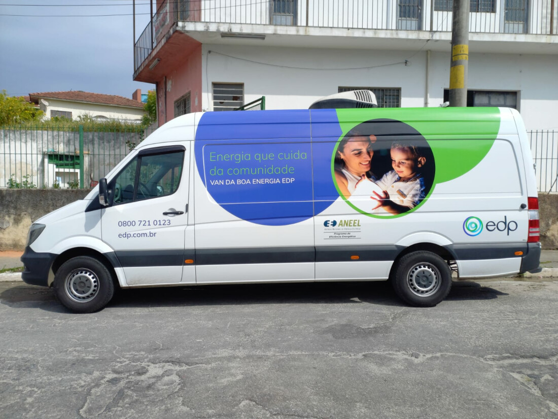 Vans da Boa Energia da EDP estarão em bairros de Itaquá, Suzano e Mogi 