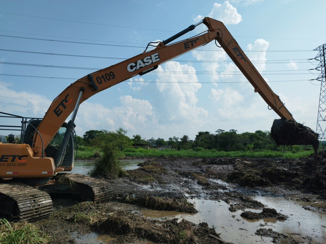 Mogi conclui desassoreamento em 4,5 quilômetros do Rio Jundiaí