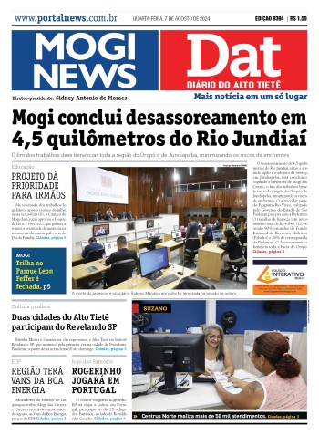 Edição Mogi News/DAT - 7 de agosto de 2024