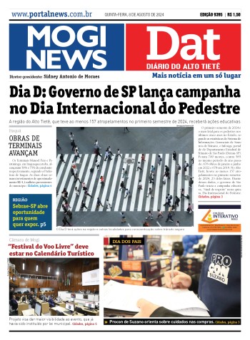 Edição Mogi News/DAT - 8 de agosto de 2024
