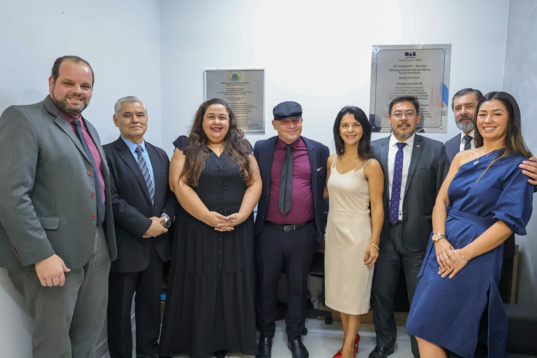 OAB Suzano reinaugura sala da advocacia no Fórum Trabalhista