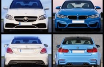 BMW e Mercedes disputam na Brutalidade em três volumes