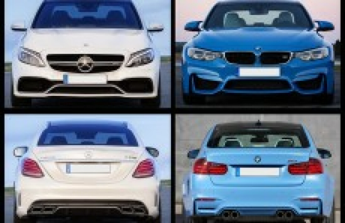 BMW e Mercedes disputam na Brutalidade em três volumes