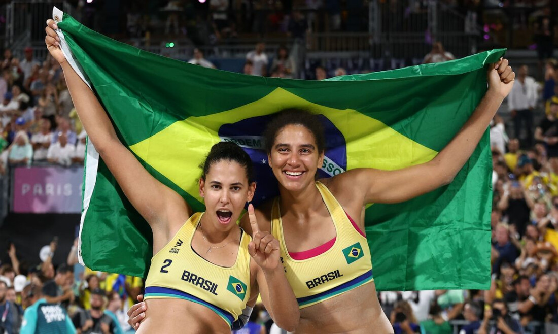 Paris: Duda e Ana Patrícia levarão bandeira do Brasil no encerramento