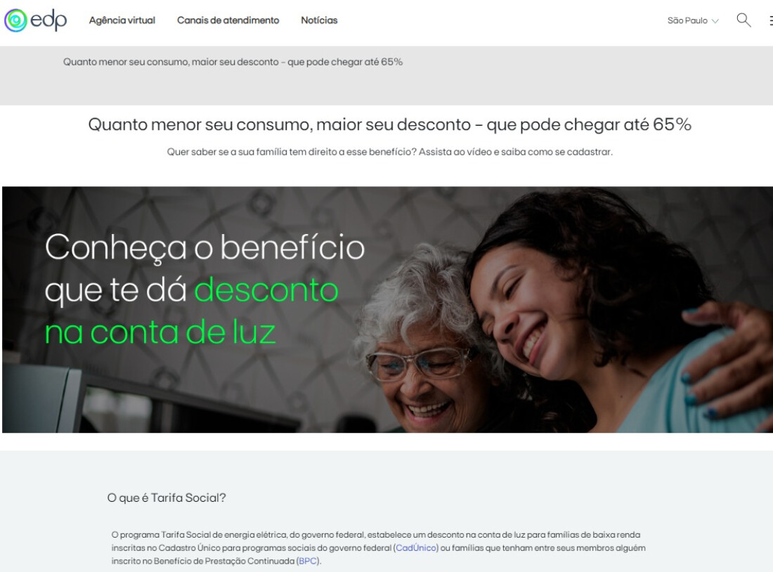 EDP cadastra mais de 24 mil novas famílias do Alto Tietê na Tarifa Social