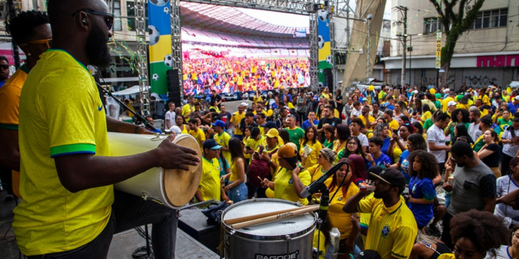 Largo do Rosário terá telão para assistir partida da seleção