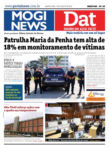 Edição Mogi News/DAT - 14 de agosto de 2024