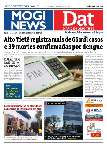 Edição Mogi News/DAT - 16 de agosto de 2024