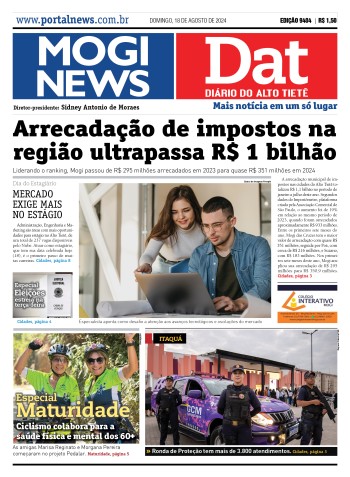 Edição Mogi News/DAT - 18 de agosto de 2024