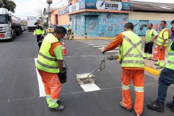 Julho registra maior número de intervenções na sinalização de Suzano