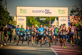 "Corrida e Caminhada Suzano Faz Bem" arrecada mais de 6,1 toneladas de alimentos