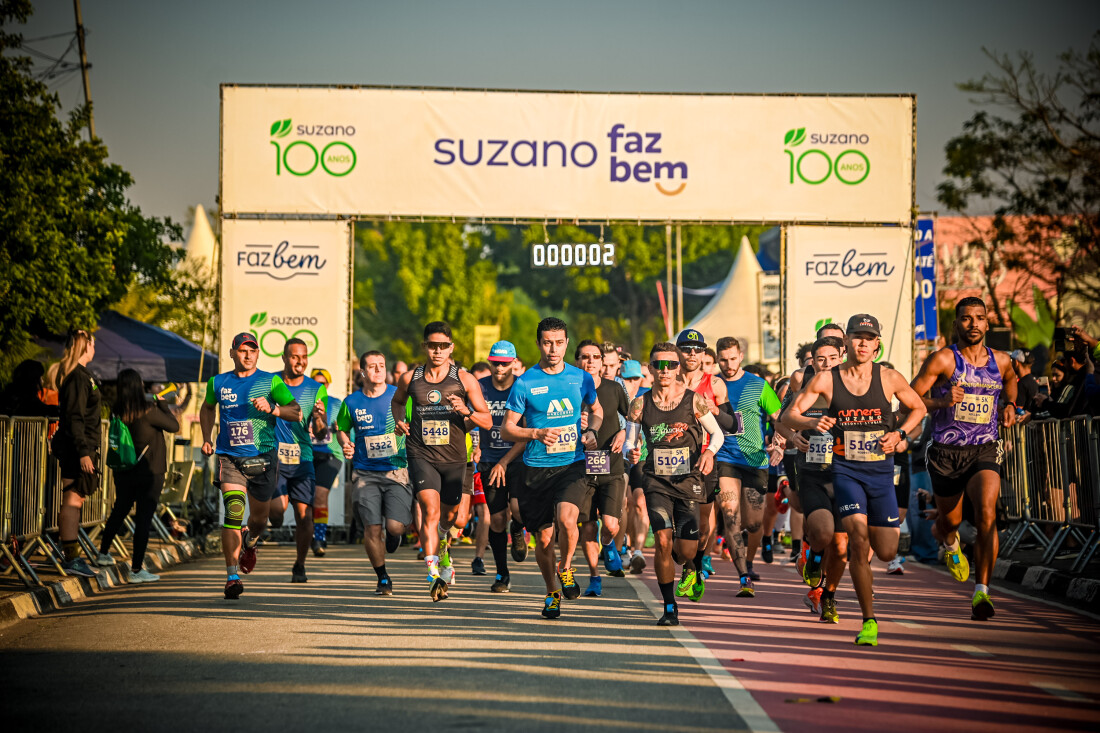 "Corrida e Caminhada Suzano Faz Bem" arrecada mais de 6,1 toneladas de alimentos
