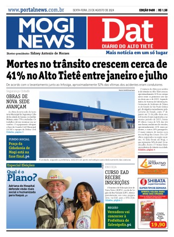 Edição Mogi News/DAT - 23 de agosto de 2024