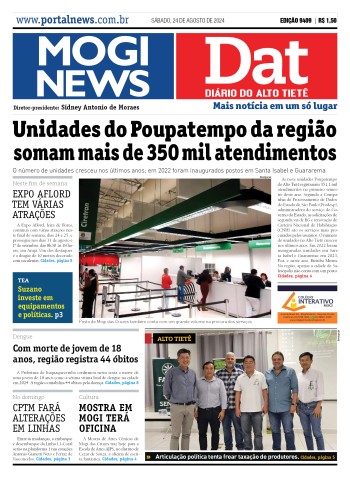 Edição Mogi News/DAT - 24 de agosto de 2024