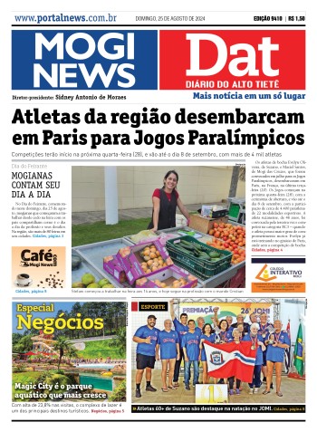 Edição Mogi News/DAT - 25 de agosto de 2024