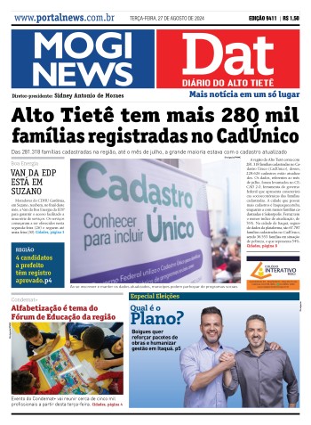 Edição Mogi News Dat 27/08/2024