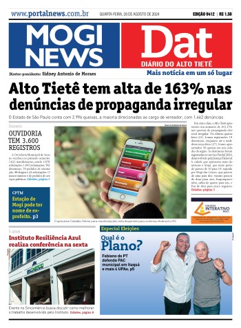 Edição Mogi News/DAT - 28 de agosto de 2024