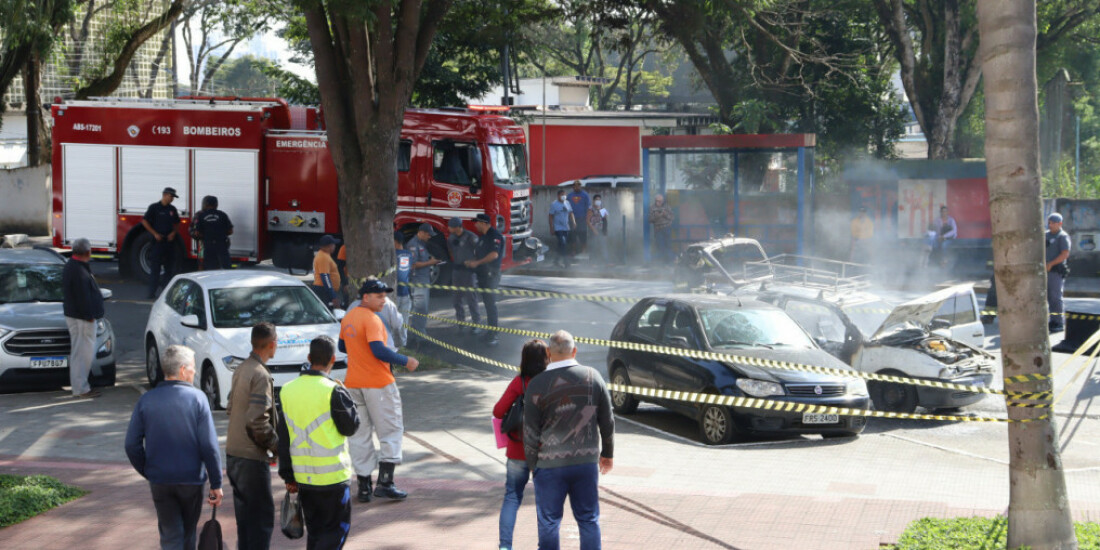 GCM de Suzano prende acusado de incendiar veículo em frente ao Centrus