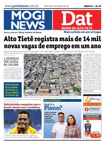 Edição Mogi News Dat 30/08/2024