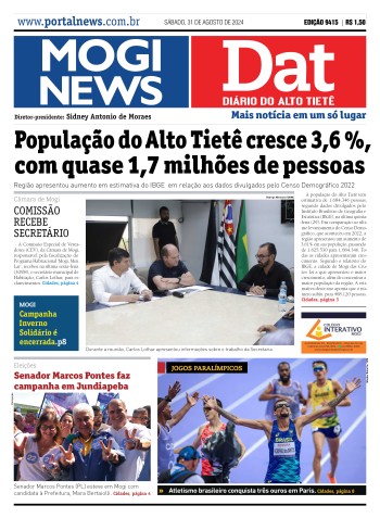 Edição Mogi News/DAT - 31 de agosto de 2024