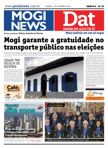 Edição Mogi News/DAT - 1 de setembro de 2024