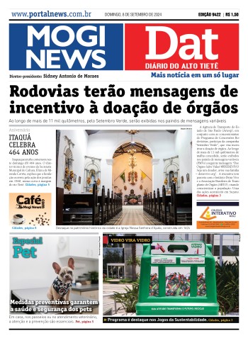 Edição Mogi News/DAT - 8 de setembro de 2024